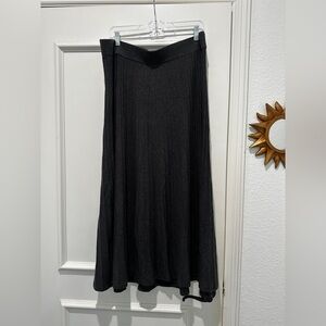 Banana Republic Black Maxi A-Line Skirt for Work